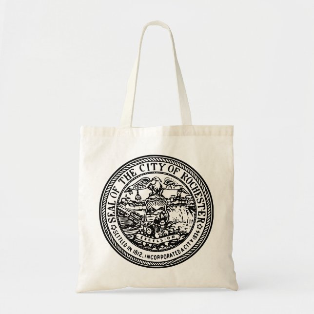 Bolso De Tela Sello de Rochester, NY (Frente)