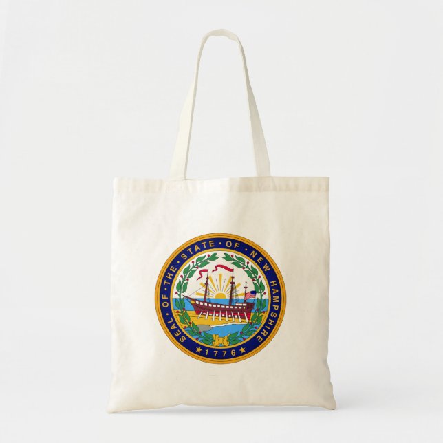 Bolso De Tela Sello del estado de Hampshire (Frente)