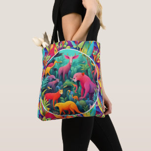 Bolso De Tela Selva animal