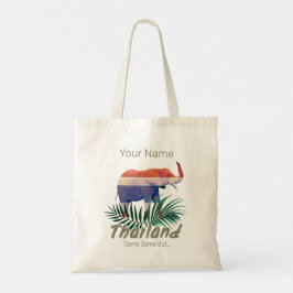 Bolso De Tela Selva con bandera de Tailandia deja recuerdo taila