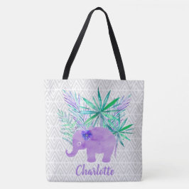Bolso De Tela Selva elefante acuática Primitiva Shibori
