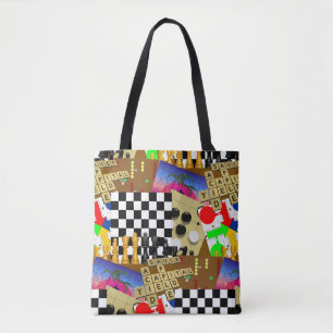 Bolso De Tela Semana del juego y el rompecabezas