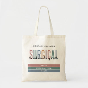 Bolso De Tela Semana Tecnológica Quirúrgica Personalizada O Tecn