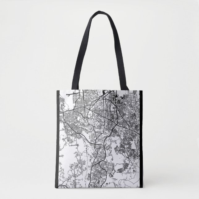 Bolso De Tela Semarang Indonesia City Map (Anverso)