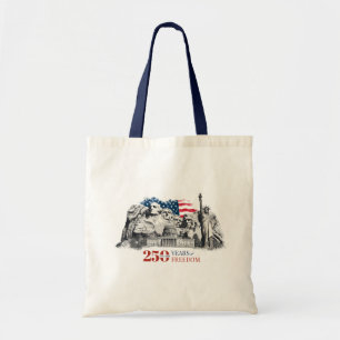Bolso De Tela Semicucentenario de América 250 Años de Libertad