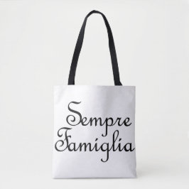 Bolso De Tela Sempre familia - italiano - siempre familia