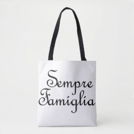 Bolso De Tela Sempre familia - italiano - siempre familia