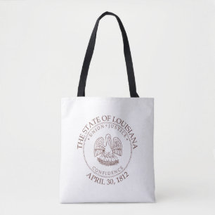 Bolso De Tela Señal de Louisiana