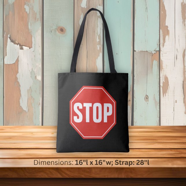 Bolso De Tela señal de STOP (Subido por el creador)