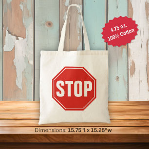 Bolso De Tela señal de STOP