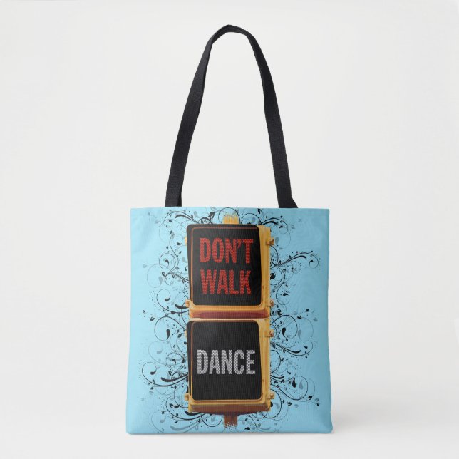 Bolso De Tela Señal de tráfico de la danza (Anverso)