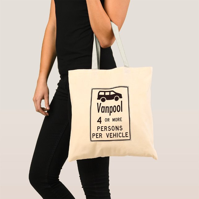 Bolso De Tela Señal de Van Pool (Subido por el creador)