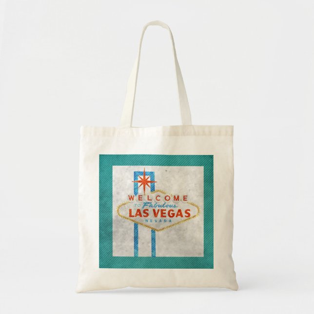 Bolso De Tela señal de vegas grunge (Frente)
