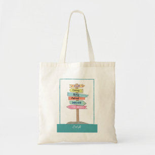 Bolso De Tela Señales de agradecimiento y dedicación para enferm