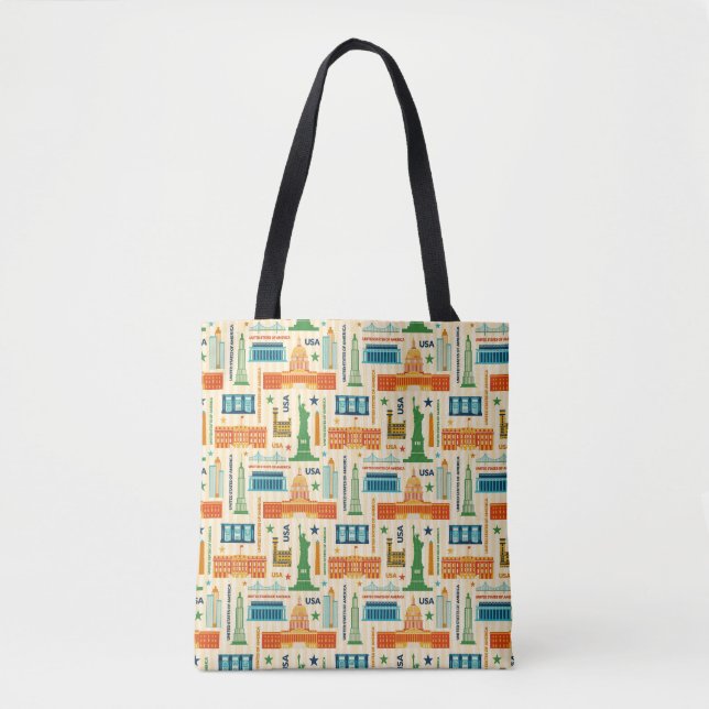 Bolso De Tela Señales de los Estados Unidos de América (Anverso)