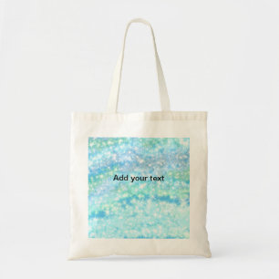 Bolso De Tela Sencillas estrellas brillantes de azul cielo añade