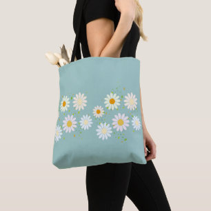 Bolso De Tela Sencillo Daisy Flowe Patrón floral moda Girly