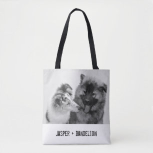 Bolso De Tela Sencillo, moderno Mascota Personalizado o foto de