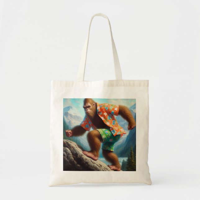 Bolso De Tela Senderismo en pie de playa (Frente)