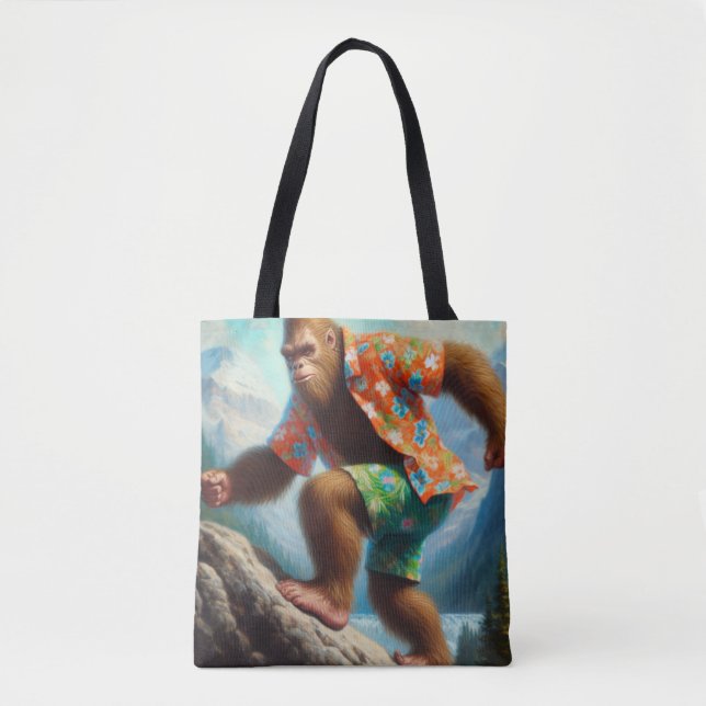 Bolso De Tela Senderismo en pie de playa (Anverso)