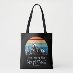 Bolso De Tela Senderismo - Llévame A Las Montañas