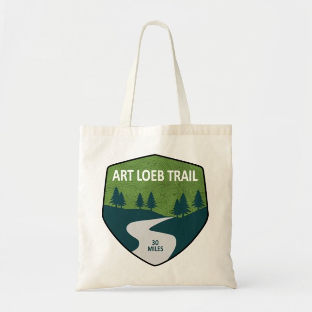 Bolso De Tela Sendero Art Loeb Carolina del Norte (Frente)