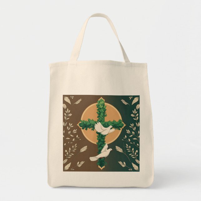 Bolso De Tela Sendero de Armonía Bendita (Frente)