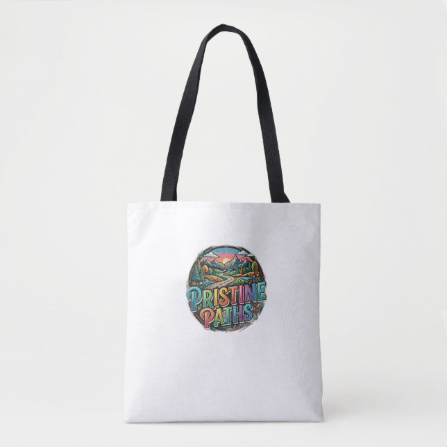 Bolso De Tela Senderos Prístinos (Anverso)