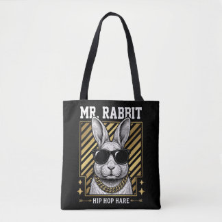 Bolso De Tela Señor Conejo Hip Hop Liebre Tote