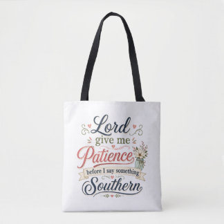 Bolso De Tela Señor dame paciencia .....