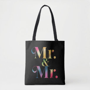 Bolso De Tela Señor y Señor Fiesta de Soltero Gay Matrimonio Gay