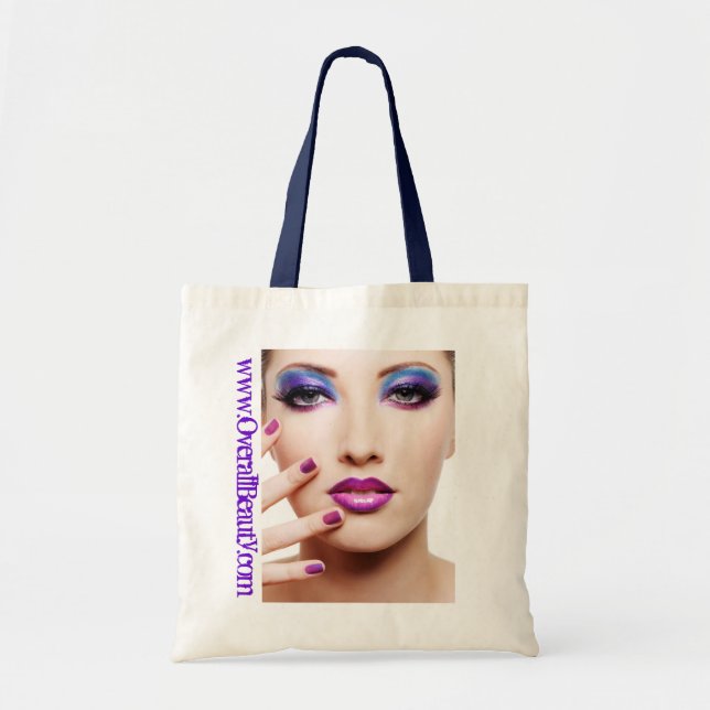 Bolso De Tela Señora bonita Logo Tote (Frente)