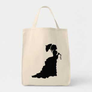 Bolso De Tela Señora del Victorian