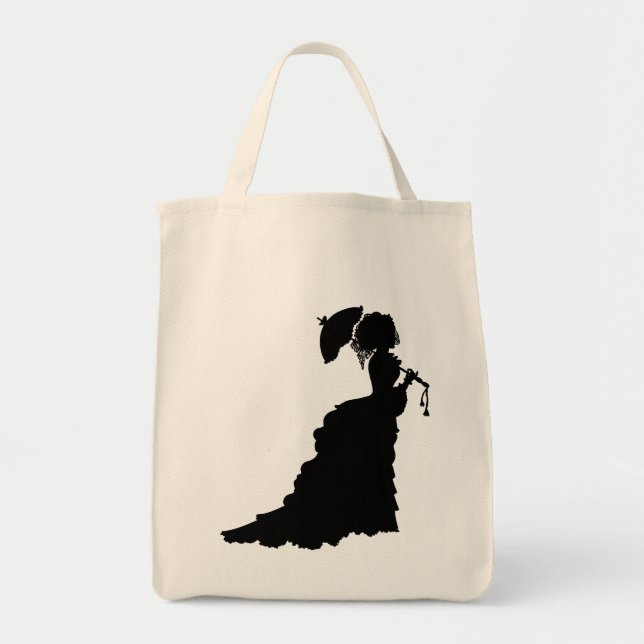 Bolso De Tela Señora del Victorian (Frente)