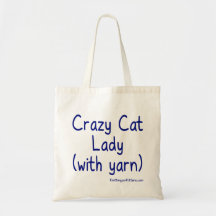 Señora loca del gato (con hilado)