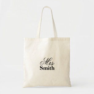 Bolso De Tela Señora Personalized Name