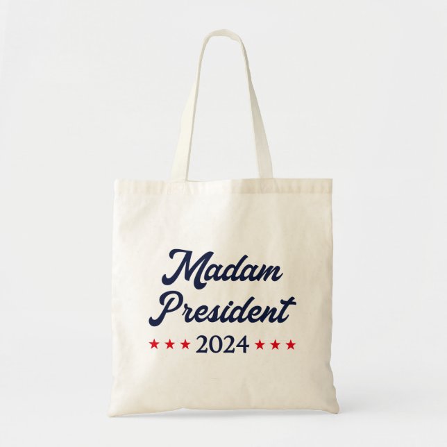 Bolso De Tela Señora Presidenta 2024 I - Kamala Harris (Frente)