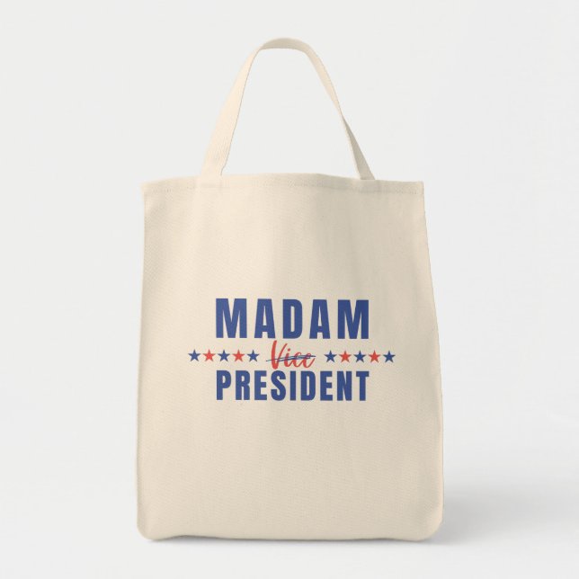 Bolso De Tela Señora Presidenta Elecciones 2024 Kamala Harris (Frente)