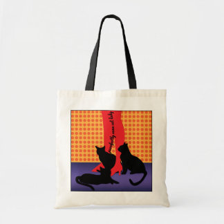 Bolso De Tela Señora sana del gato de Purrfectly