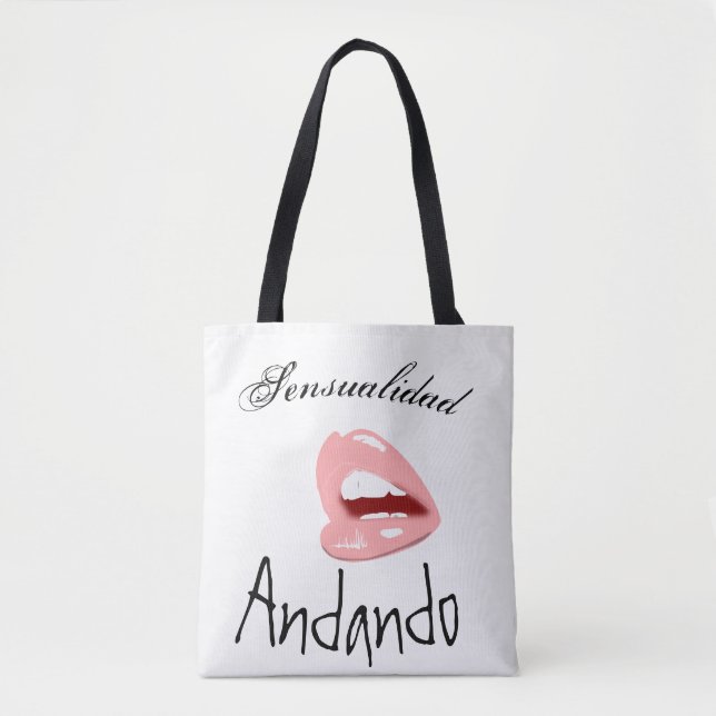 Bolso De Tela sensualidad andando (Anverso)