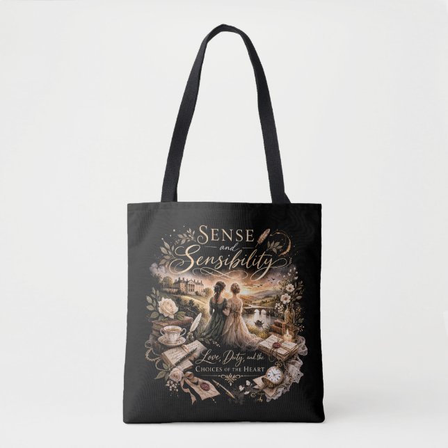 Bolso De Tela Sentido y sensibilidad (Anverso)