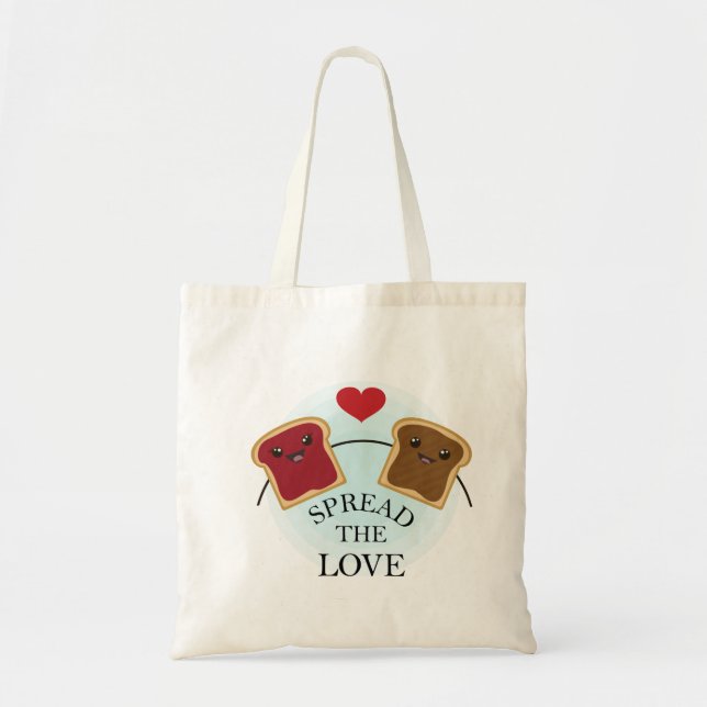 BOLSO DE TELA SEPARE EL AMOR (Frente)