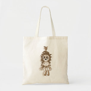 Bolso De Tela Sepia colgante del naranja del peluche