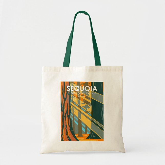 Bolso De Tela Sequoia National Park Giant Sequoia Trees (Frente)