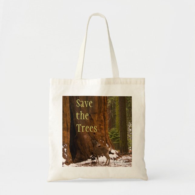 Bolso De Tela Sequoia Save the Trees Bag (Frente)