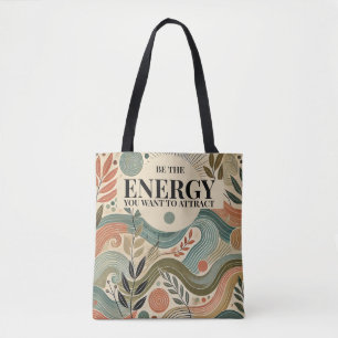 Bolso De Tela Ser el Tote de la energía