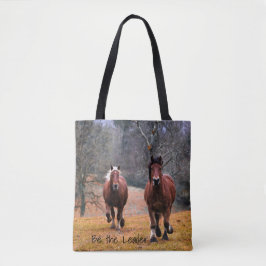 Bolso De Tela Ser la Carreras de los caballos líderes