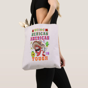 Bolso De Tela Ser mexicano-estadounidense es difícil