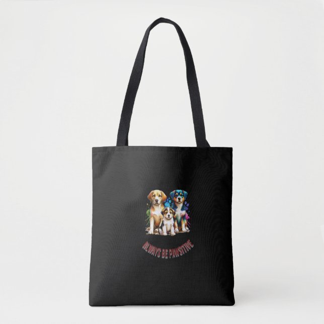 Bolso De Tela Ser siempre inquietante (Anverso)
