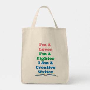 Bolso De Tela Ser un escritor creativo amante luchador autor lem